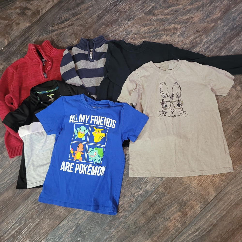 Chaps Red and Navy Kids Sweater Collection